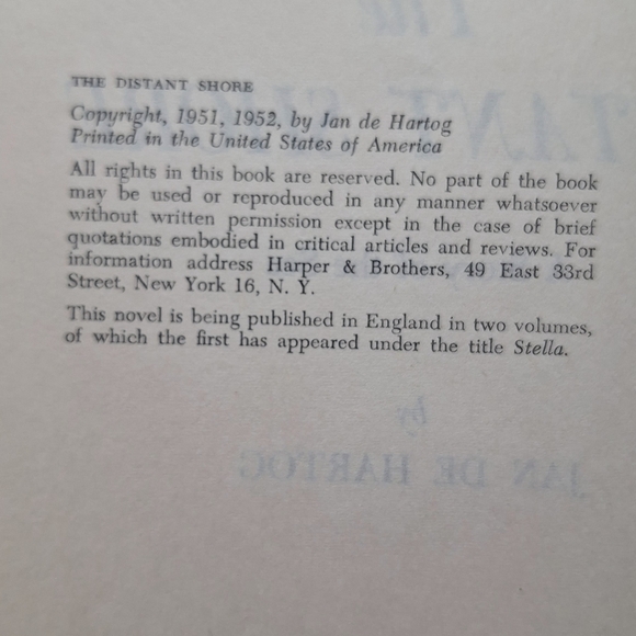 The Distant Shore: A Story of the Sea by Jan De Hartog - Picture 5 of 7